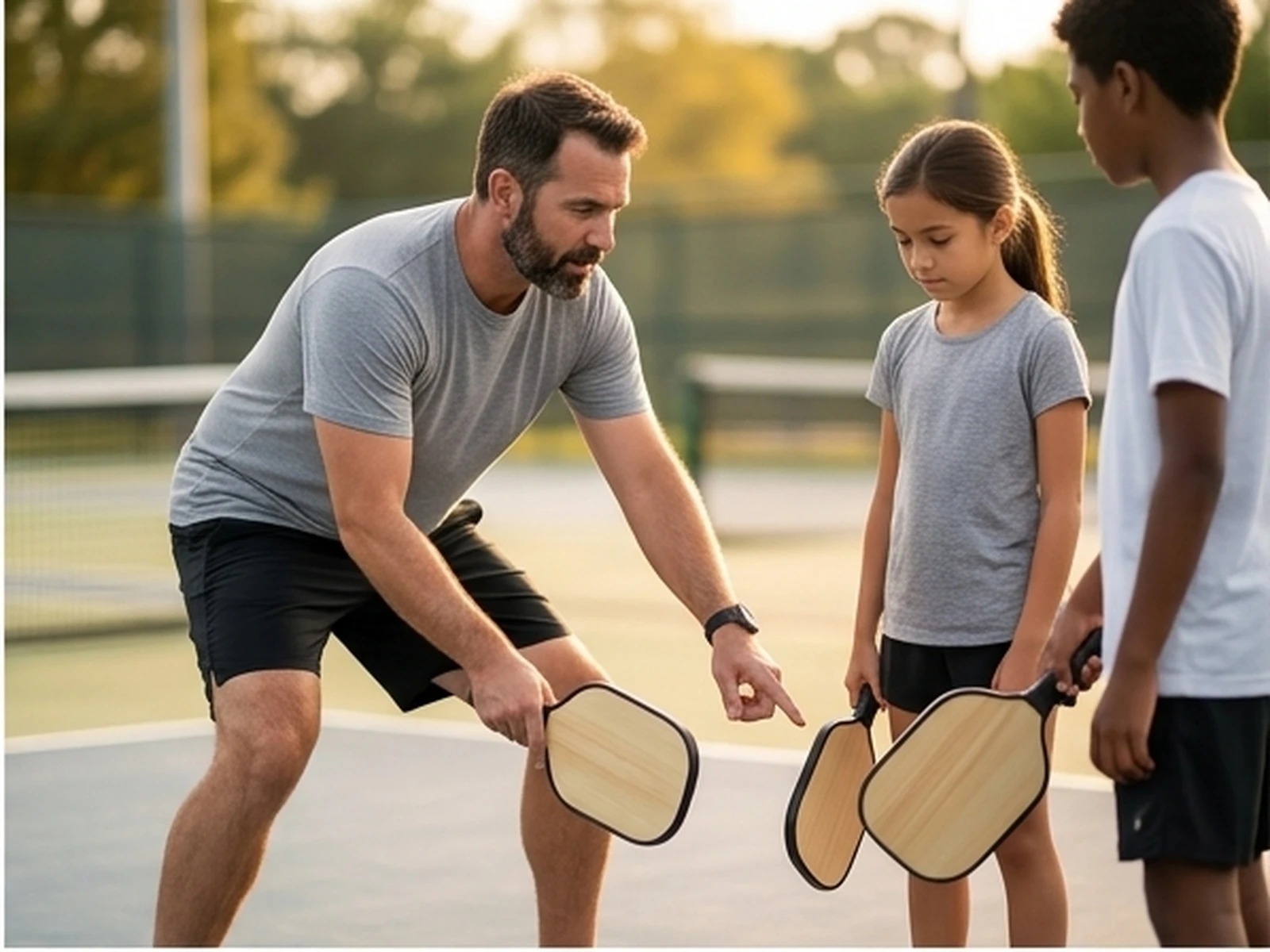 Clase de pickleball